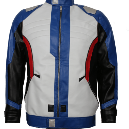 Mens Overwatch Soldier 76 Leather Jacket