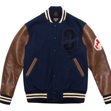 Mens Ovo X Roots Canada Varsity Jacket