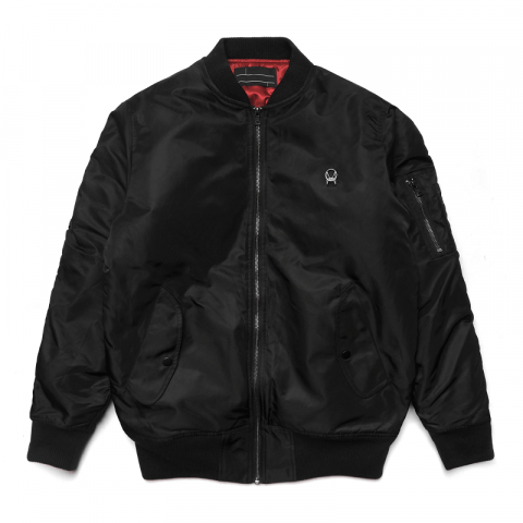 Owsla MA-1 Bomber Black Jacket