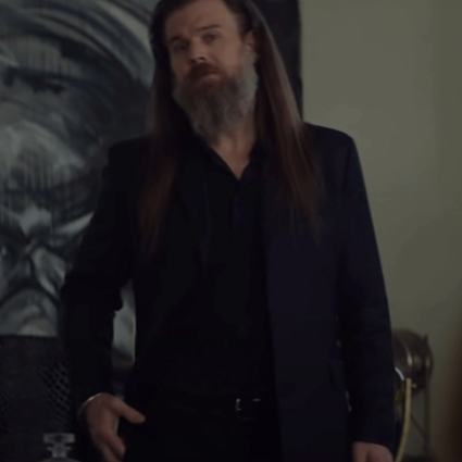 Oliver Ostergaard TV Series Paradise City Ryan Hurst Black Trench Coat