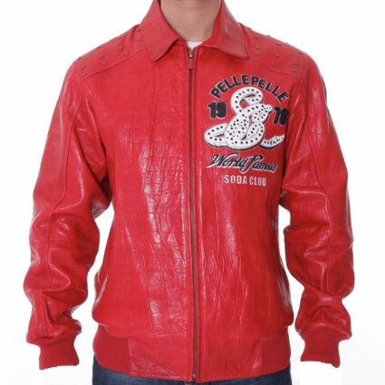 Pelle Pelle Soda Club Red Leather Jacket
