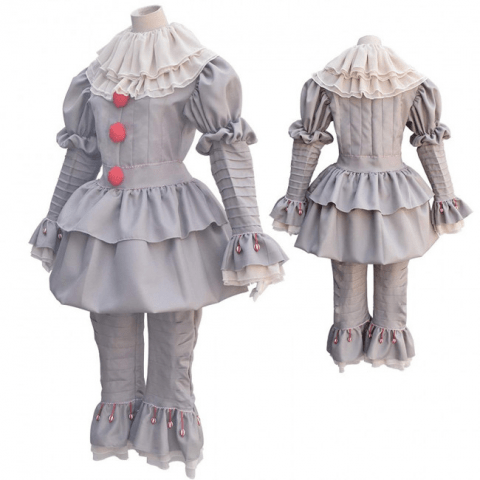 New Pennywise Cosplay IT Clown Costume