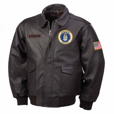 The Personalized U.S. Air Force Bomber Leather Jacket