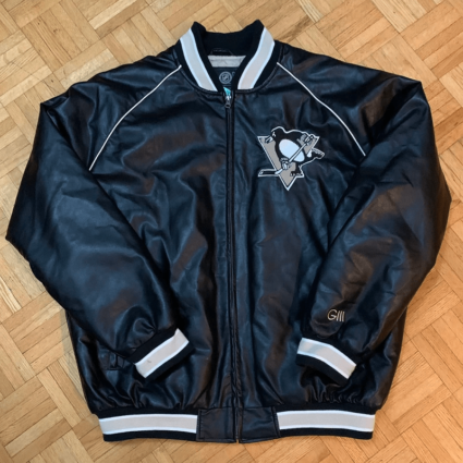 Mens Pittsburgh Penguins NHL Leather Jacket