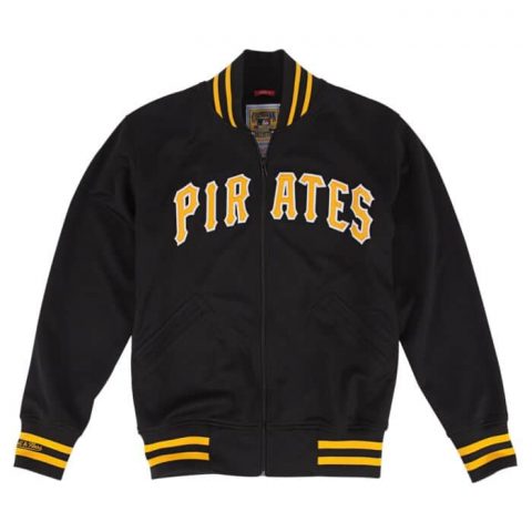 Pittsburgh Pirates 1987 Authentic BP Black Bomber Jacket