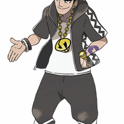 Mens Pokémon Sun Moon Guzma Cosplay Costume Jacket