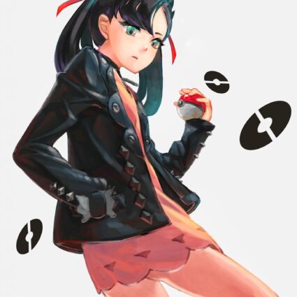 Custom Made Pokemon Sword And Shield Marnie Leather Jacket