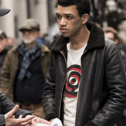 Tim Goodman Pokemon Detective Pikachu Shearling Leather Jacket