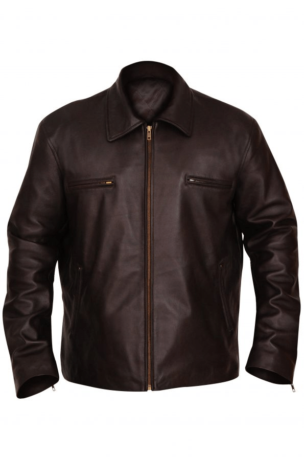 President Obama Brown Leather Jacket - A2 Jackets