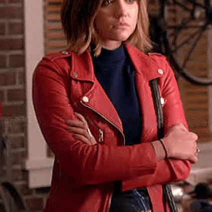 Aria Montgomery Pretty Little Liars Leather Jacket