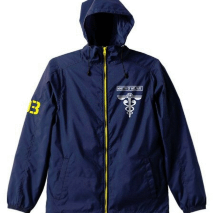 Mens Psycho-pass Wpc Blue Hoodie Windbreaker Jacket