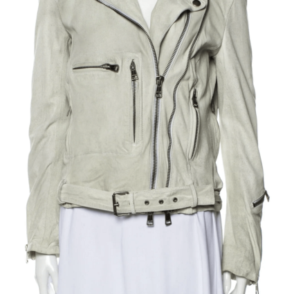 R13 Womens Biker Leather Jacket