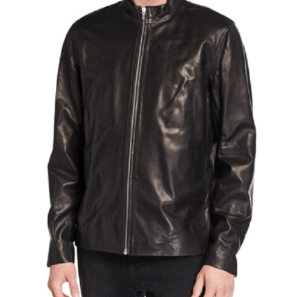 Rag & Bone Men's Agnes Black Leather Jacket