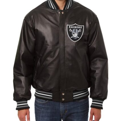 Las Vegas Raiders JH Design Leather Jacket
