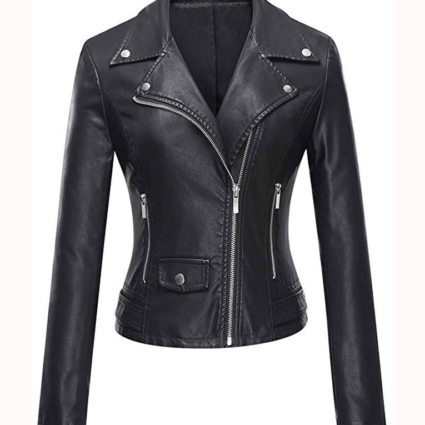 Womens Ralph Breaks The Internet Shank Leather Jacket