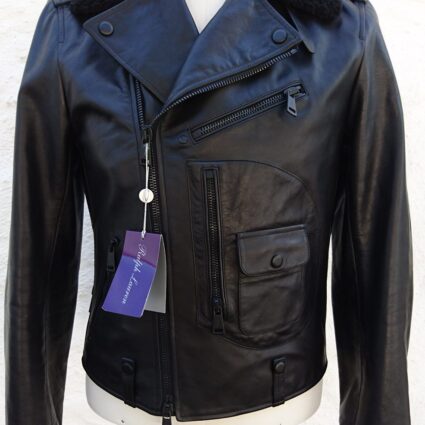 Ralph Lauren Purple Label Leather Biker Jacket