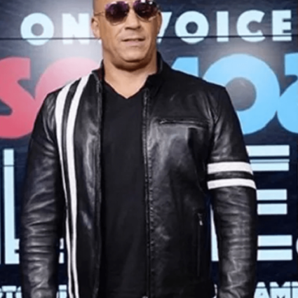 Bloodshot Ray Garrison Black Leather Jacket