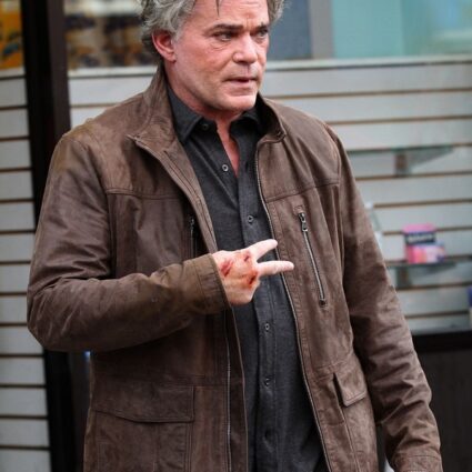 Ray Liotta Shades Of Blue Leather Jacket