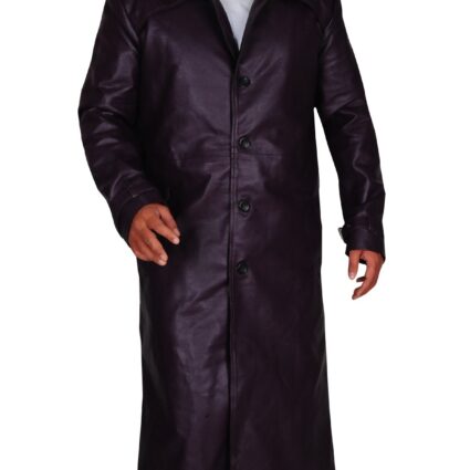 Resident Evil 5 Albert Wesker Long Costume Purple Coat
