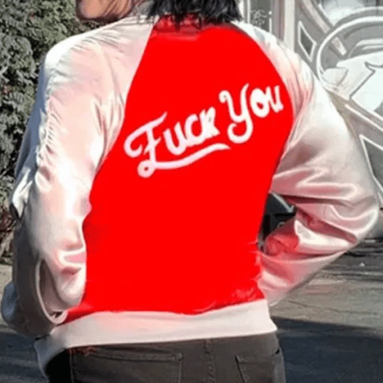 Return Of The Living Dead Fuck You Thom Mathews Bomber Jacket