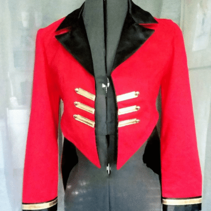 Mens Ringmaster Cropped Cotton Tailcoat