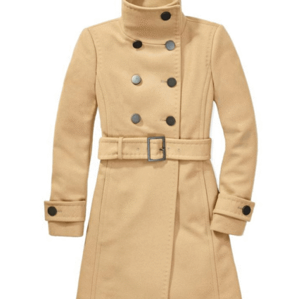 Betty Cooper Womens Riverdale Double Breasted Camel Coat