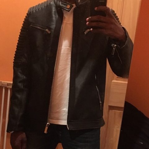 Robert Phillipe Black Newzealand Leather Jacket