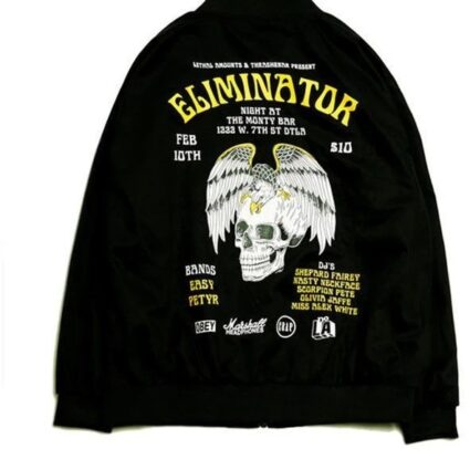 Rockstar Eliminator Black Bomber Jacket