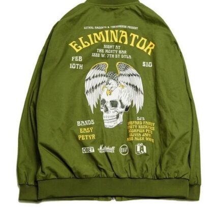 Rockstar Eliminator Green Bomber Jacket