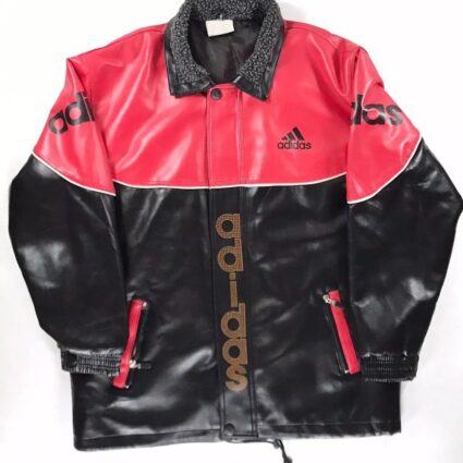 Adidas Run Dmc Mens Leather Jacket