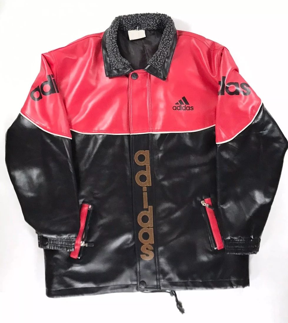 Adidas Run Dmc Mens Leather Jacket - A2