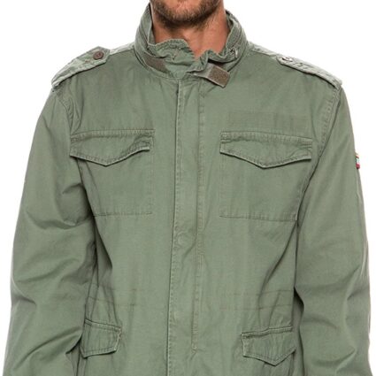 Rusty Mens Malignant Army Green Jacket
