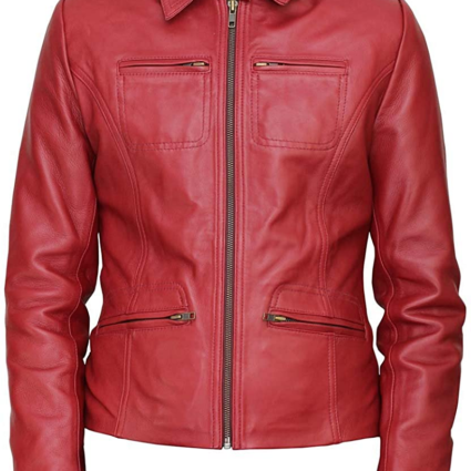 Scarlet Witch Avengers 2 Age Of Ultron Leather Jacket