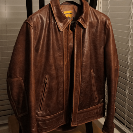 Mens Schott Perfecto 585 Motorcycle Leather Jacket