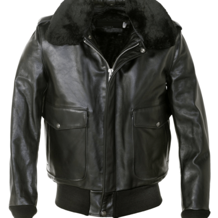 Mens A-2 Naked Flight Leather Jacket