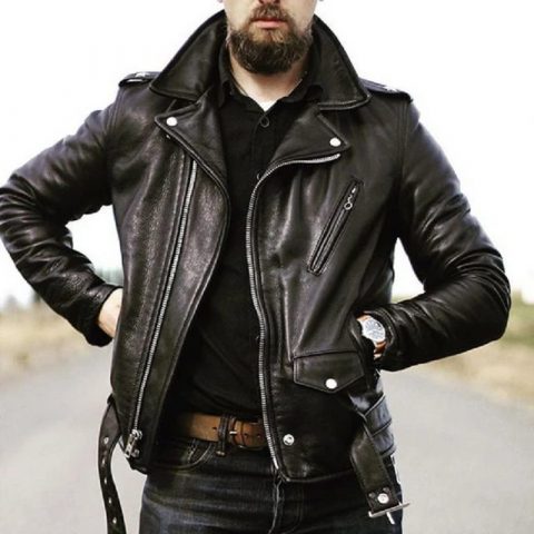 Mens Schott Nyc Black Perfecto Leather Jacket