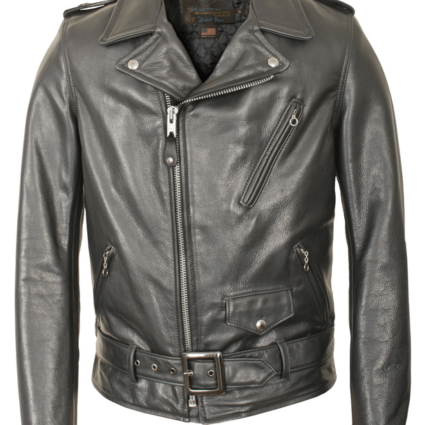 Mens Schotts Motorcycle Leather Jacket