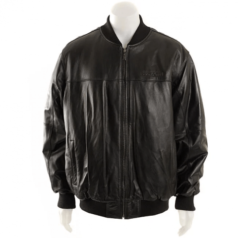 Mens Sean John Baseball Leather Jacket