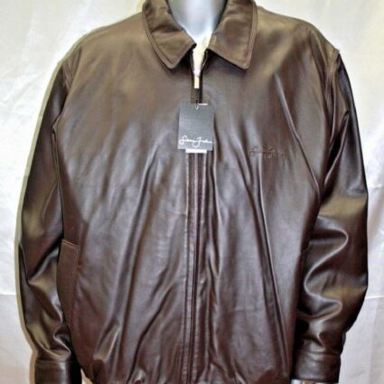 Sean John Brown Signature Leather Jacket