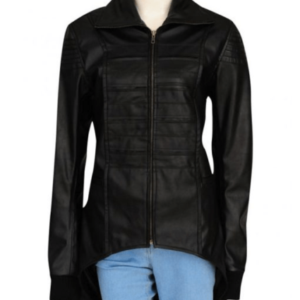 Gotham Camren Womens Bicondova Black Leather Jacket