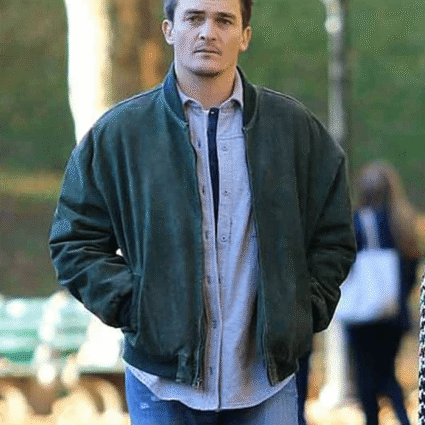 Rupert Friend Separation (2021) Jeff Green Suede Leather Jacket