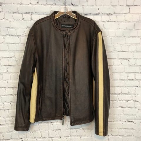 Men’s Style M Sergio Benini Leather Jacket