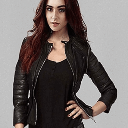 The Mortal Instruments Clary Fray Shadowhunters Leather Jacket