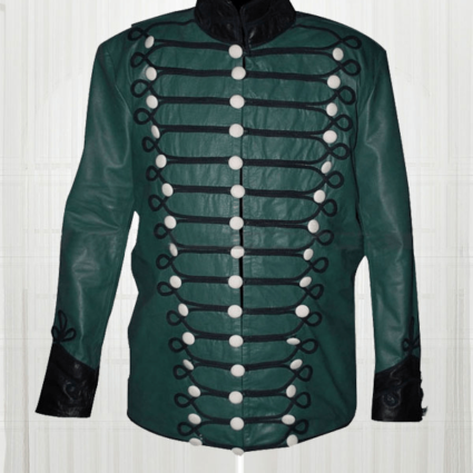 Mens Sharpe’s Rifles Military Sean Bean Green Jacket