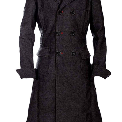 Sherlock Holmes Benedict Cumberbatch Wool Trench Coat