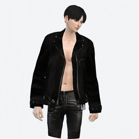 The Sims 4 Mens Leather Jacket
