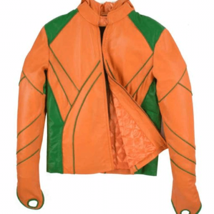 Smallville Alan Ritchson Arthur Curry Aquaman Leather Jacket