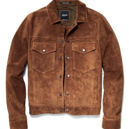 Snap Dylan Italian Suede Jacket