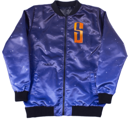 Mens Snoop Dogg’s Snoopy’s Bomber Printed Jacket