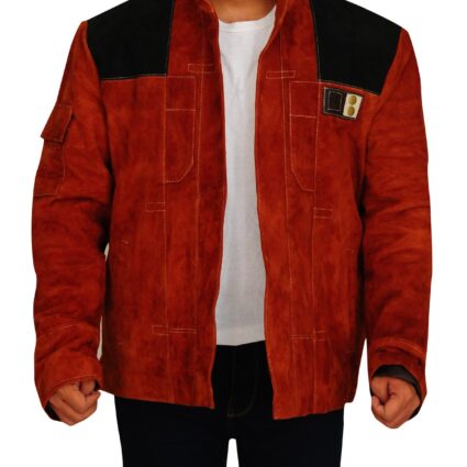 Solo A Star Wars Story Brown Suede Leather Jacket